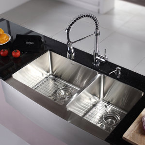 Apron Kitchen Sinks double farmhouse & apron kitchen sinks you'll love | wayfair Apron Kitchen Sinks double farmhouse & apron kitchen sinks you'll love | wayfair