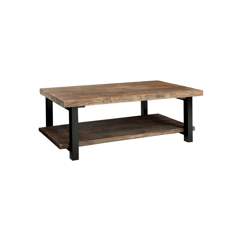 Veropeso 42 Wood Metal Coffee Table Reviews Allmodern Veropeso 42 Wood Metal Coffee Table