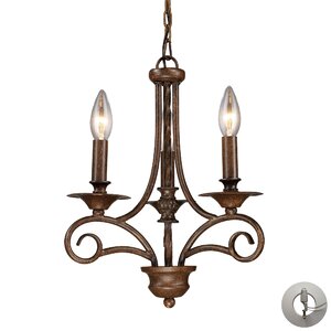 Brenda 3-Light Candle-Style Chandelier