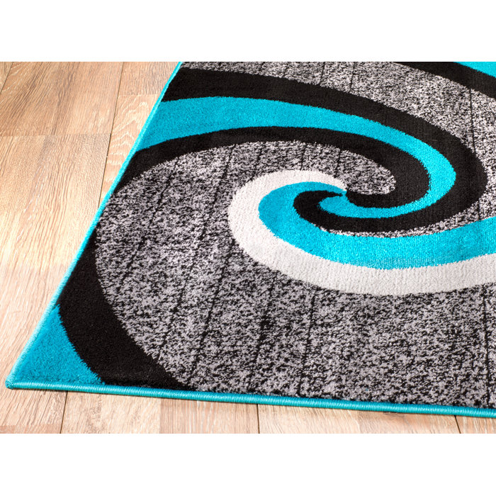 Zipcode Design Rick Grey Turquoise Indoor Area Rug Reviews Rick Grey Turquoise Indoor Area Rug