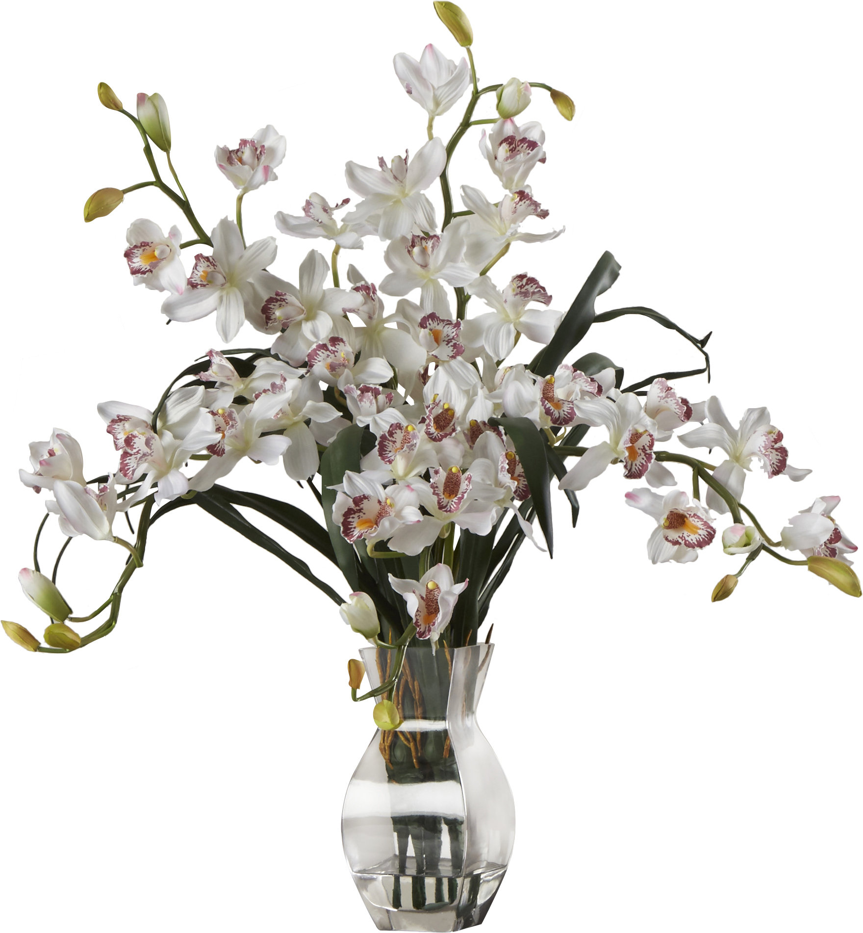 World Menagerie Orchid Silk Flower Arrangement In White Reviews World Menagerie Orchid Silk Flower Arrangement In White Reviews Wayfair