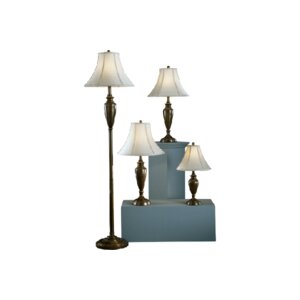 Lincolnshire 4 Piece Table and Floor Lamp Set