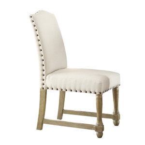 Kingman Genuine Leather Upholstered Dining Chair