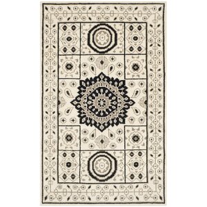 Hawke Hand-Knotted Ivory/Gray Area Rug