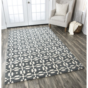 Dark Grey Runner Rug Wayfair Shaunte Handwoven Wool Area Rug