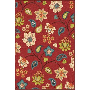 Lymon Red Indoor/Outdoor Area Rug