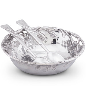 3 Piece Tuscan Fields Olive Salad Bowl Set