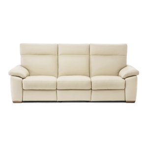 Lapo Power Leather Reclining Sofa by Natuzzi Editions