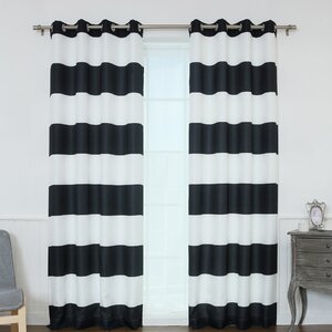 Paityn Rugby Curtain Panels (Set of 2)