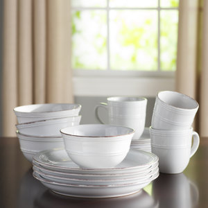 Annabelle 16 Piece Dinnerware Set, Service for 4