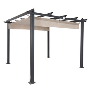 Constantine 9 Ft. W x 9 Ft. D Metal Pergola