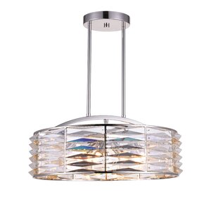 Squill 8-Light LED Drum Chandelier