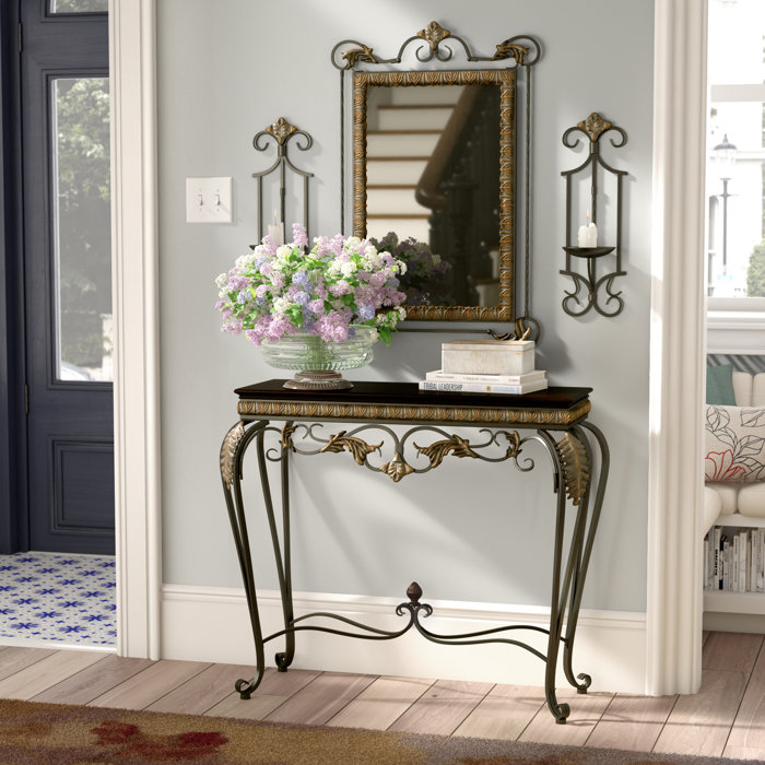 Byrd 4 Piece Console Table And Mirror Set
