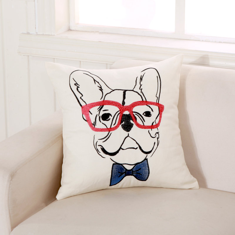 dog decorative pillow