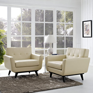 2 Cushion Leather Sofa Wayfair Quickview