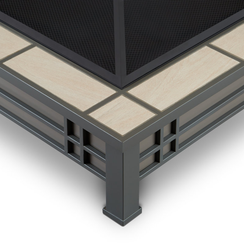 Real Flame Morrison Steel Wood Burning Fire Pit table & Reviews Wayfair