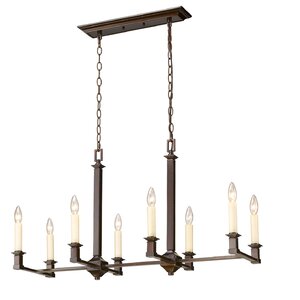 Columbine Valley 8-Light Incandescent Kitchen Island Pendant