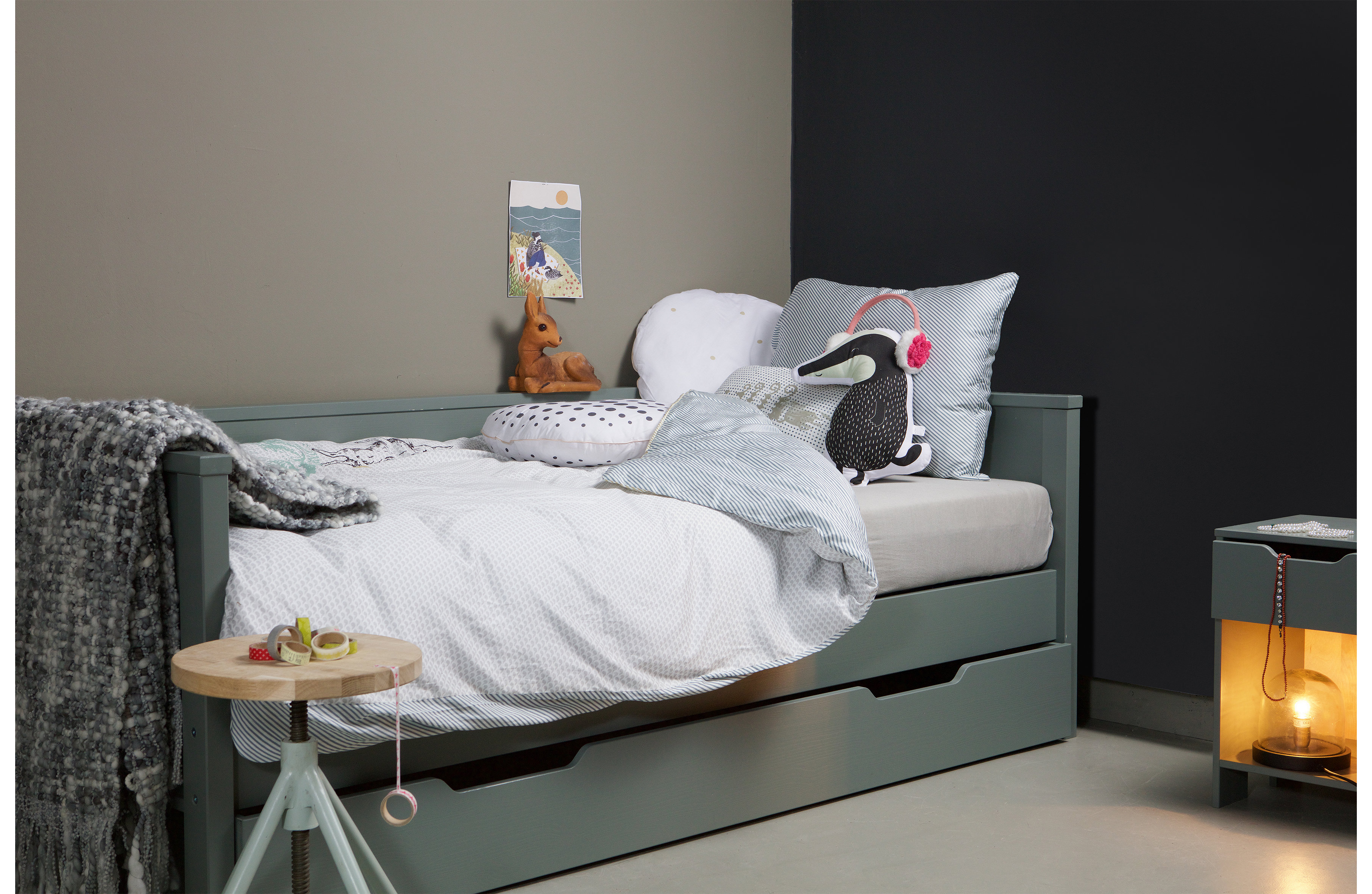 Woood Nikki Pine Underbed Storage Drawer Wayfair Co Uk