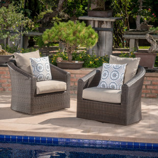 Swivel Wicker Patio Lounge Chairs You Ll Love Wayfair Save