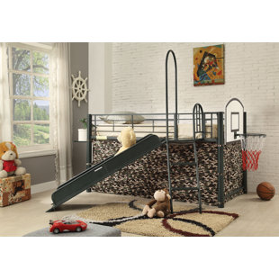 Slide Bunk Loft Beds You Ll Love Wayfair Gerow Loft Bed With Slide