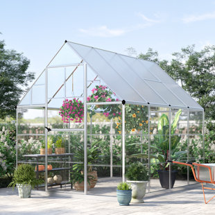View Hybrid 6 Ft W X 8 Ft D Plastic Polycarbonate