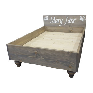 My Best Friend's Custom Solid Wood Pet Bed