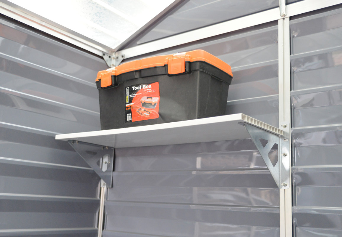 Palram SkyLight™ Storage Shed Shelf Kit & Reviews Wayfair