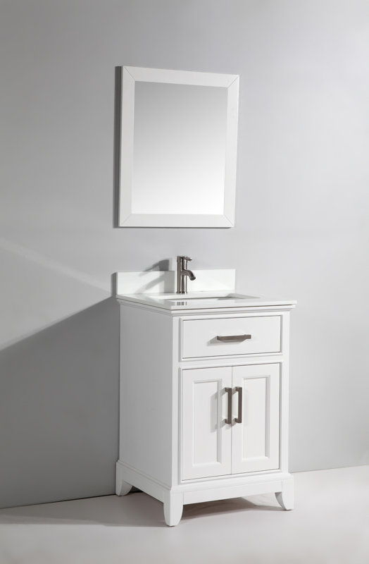 Vanity Art Phoenix Stone 30" Single Bathroom Vanity with Mirror