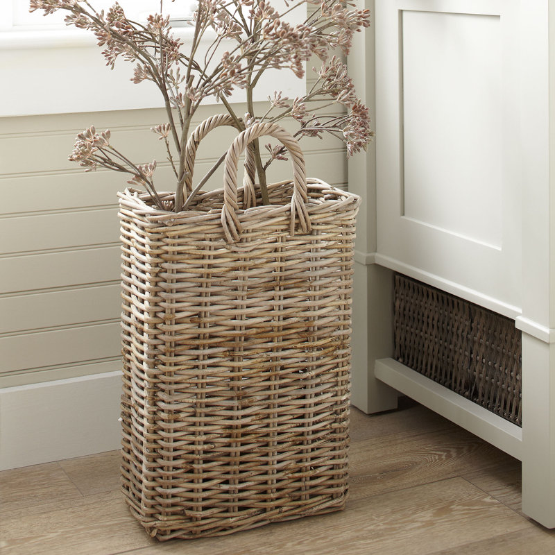 Birch Lane™ Tall Wicker Storage Basket & Reviews Birch Lane
