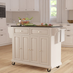 Steel Top Kitchen Island Cabinet Engineered Wood Steel Top Kitchen Island Cabinet Engineered Wood