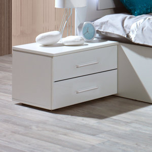 Nachttisch Silves mit 2 Schubladen von dCor design