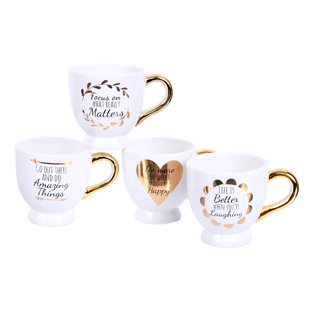 4 Piece Coffee Mug Sets Wayfair 4 Piece Coffee Mug Set