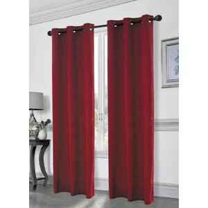 Blackout Solid Blackout Thermal Grommet Curtain Panels (Set of 2)