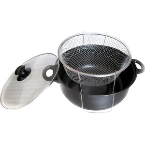 Non Stick Deep Fryer with Lid