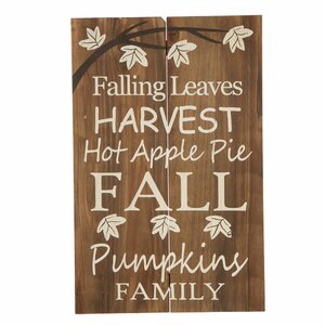 Harvest Wall Sign