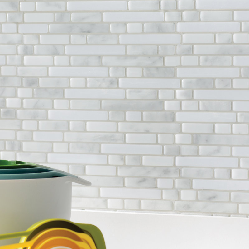 What Are Subway Tiles smart tiles mosaik 10" x 10" subway tile in white/gray & reviews What Are Subway Tiles smart tiles mosaik 10" x 10" subway tile in white/gray & reviews