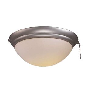 Universal 1-Light Bowl Ceiling Fan Light Kit