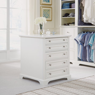 Closet Bedroom Storage You Ll Love Wayfair Parks 25 W Walk In Solid Wood Closet Storage Island