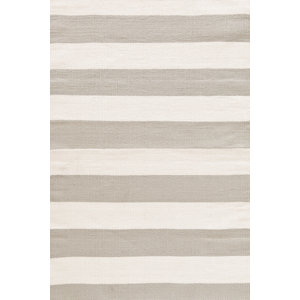 Catamaran Hand Woven Platinum/Ivory Indoor/Outdoor Area Rug