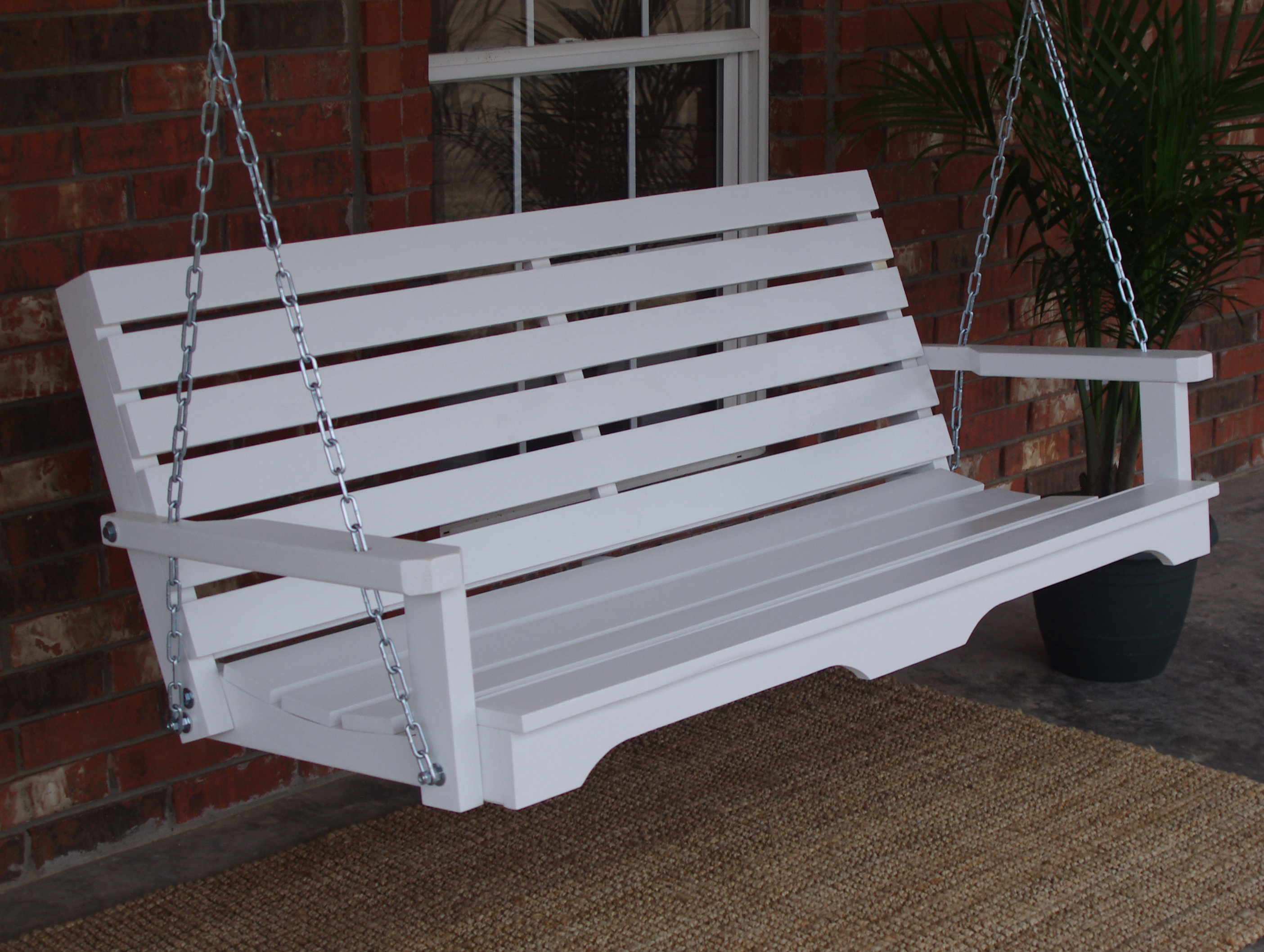August Grove Bisantz Country Style Porch Swing Wayfair