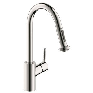 Talis S 2 Prep One Handle Deck Mounted Kitchen Faucet with 2 Spray Pull Down