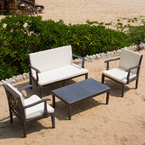 4-tlg. Sofa-Set Marseille mit Kissen von Safavieh