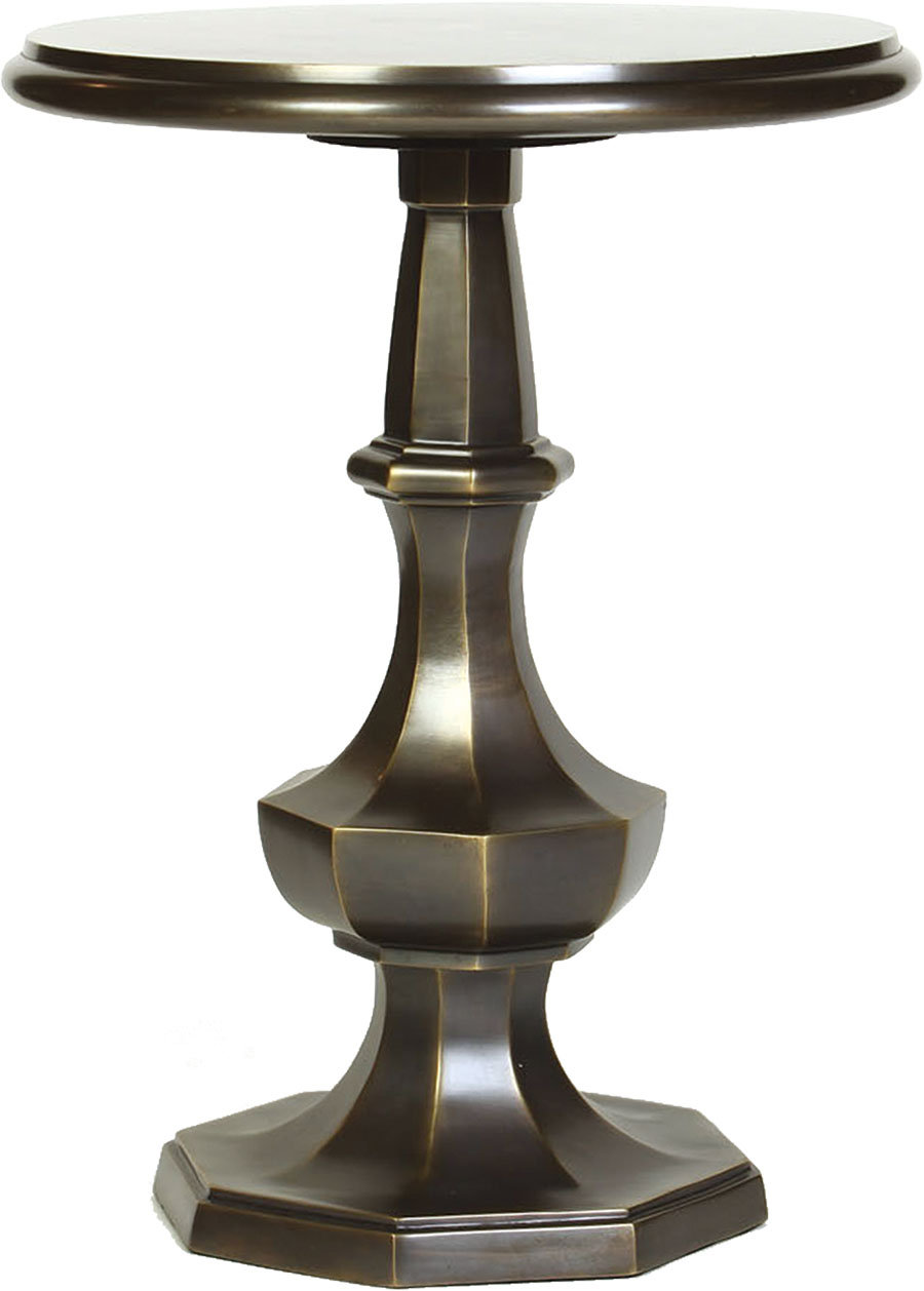 Darby Home Co Berns Traditional Cast Aluminum End Table Wayfair