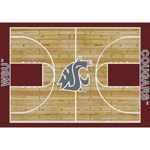 NCAA College Home Court Washington State Novelty Rug