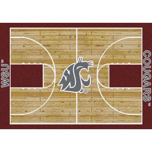 NCAA College Home Court Washington State Novelty Rug