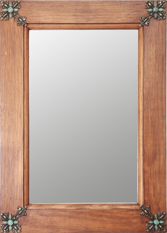 MyAmigosImports Concho Cross Rustic Mirror & Reviews Wayfair