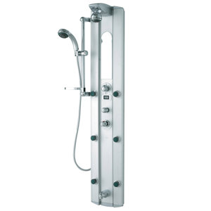 Palmyra Shower Massage Panel with Digital Thermometer and Spoutl Diverter