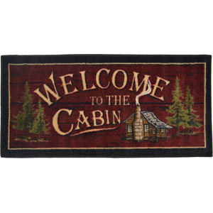 Cozy Cabin Welcome to the Cabin Kitchen Mat