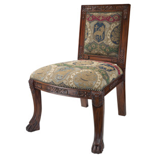 Chairs With Claw Feet Wayfair Beardsley Heraldic Lion Chair Side