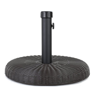 Zyana Resin and Iron Round Free Standing Umbrella Base